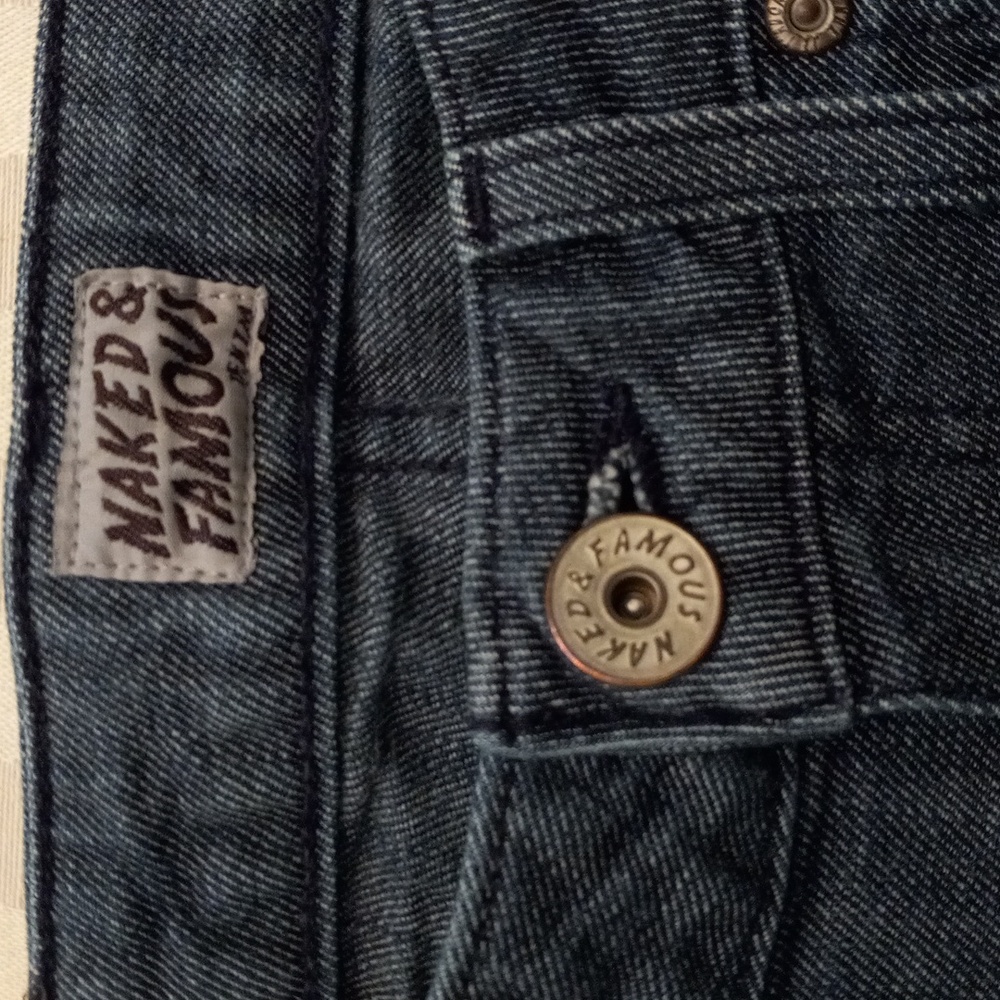 Naked And Famous Mens Jeans Size 32/34 - Picture 8 of 13